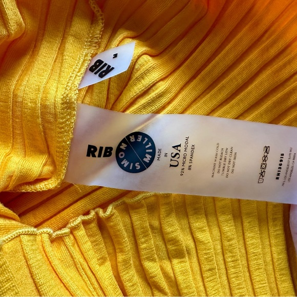 Simon Miller Scoop Neck Mini Ribbed Dress - Picture 5 of 6